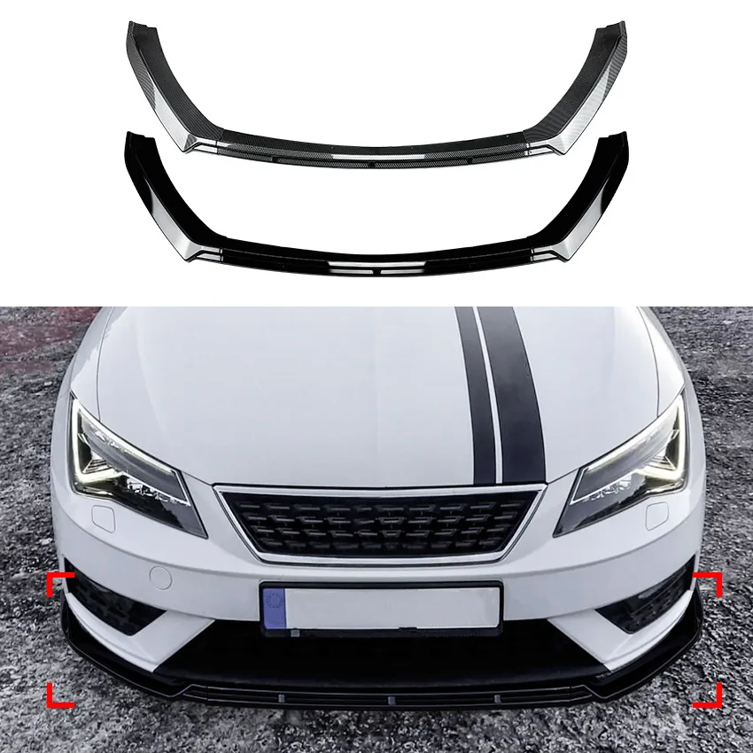 Alerón divisor frontal fibra carbono – Seat Leon MK3.5 2017-2020
