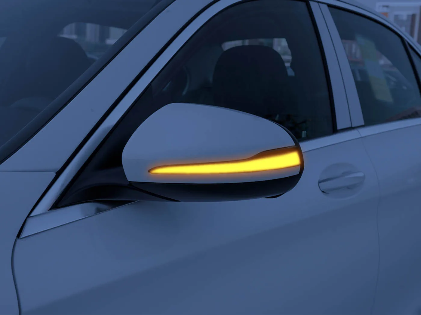Para Mercedes Benz C E S GLC W205 X253 W213 W222 señal de giro dinámica ala lateral LED espejo retrovisor luz intermitente - imagen 5