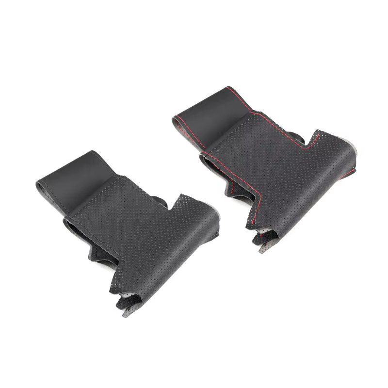 Funda de volante de microfibra efecto cuero para Audi Q3, Q5 y Q7 - imagen 2