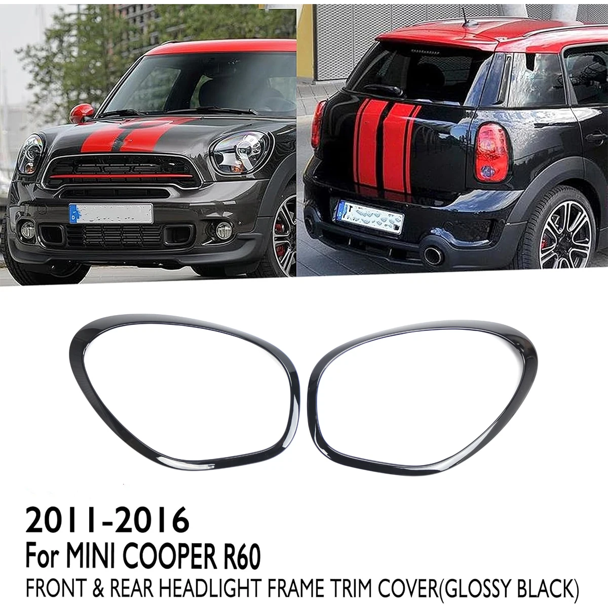 Aro embellecedor de faro para MINI Countryman R60 (2011-2016)
