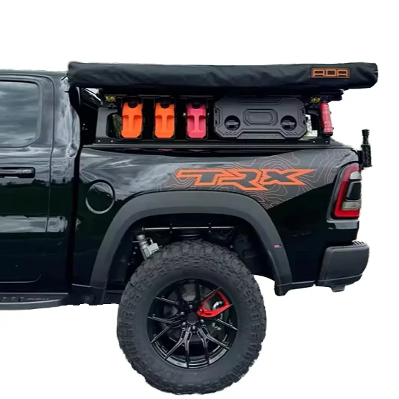 Barra antivuelco de aluminio para camioneta 4x4 con sistema de carga