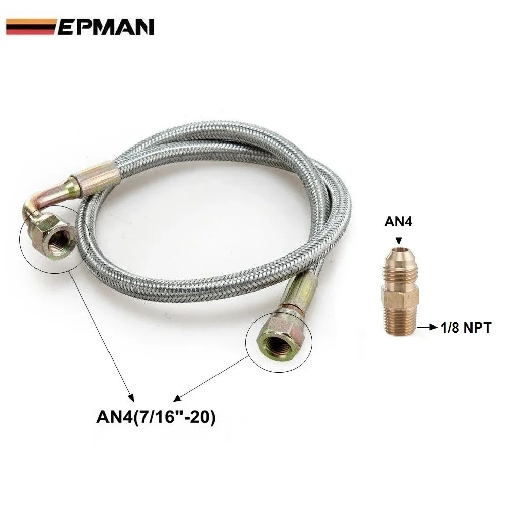 EPMAN Kit de líneas de aceite para turbocompresor T3/T4 EP-WXB05 - imagen 2
