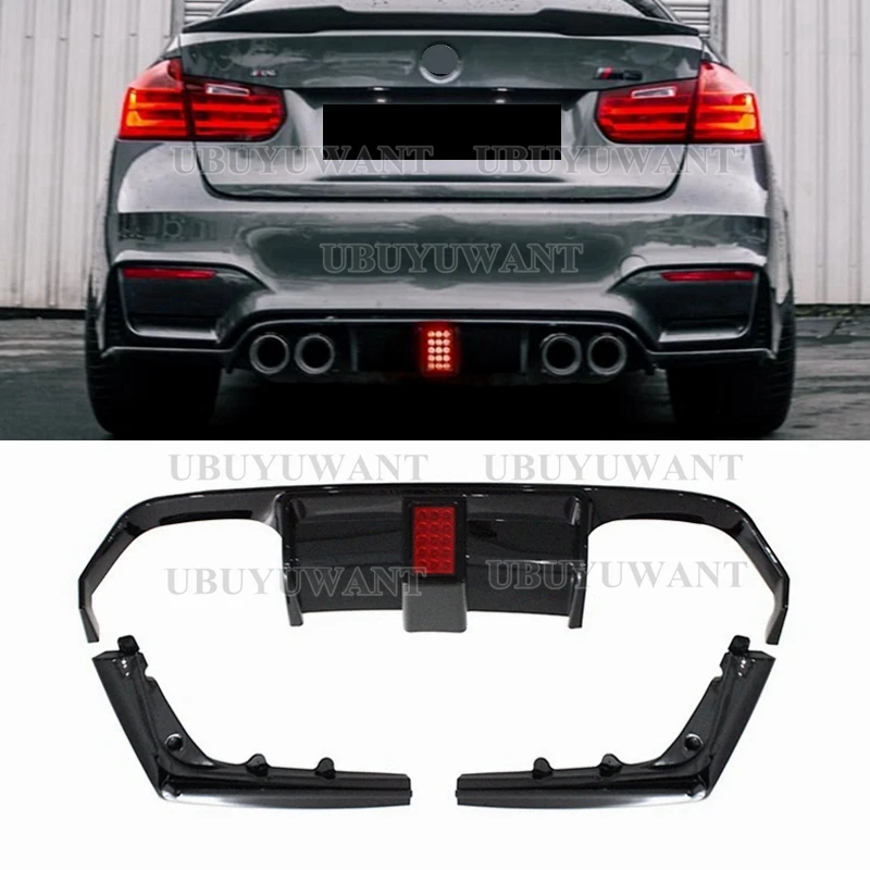 Difusor trasero V LED BMW M3 F80 M4 F82 F83 2014-2020