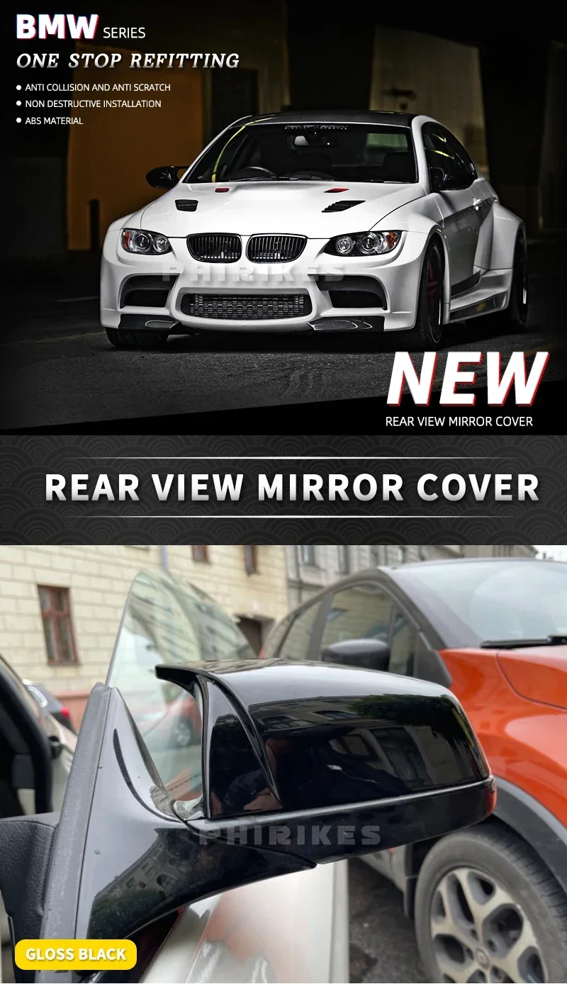 Vista del embellecedor para espejo retrovisor