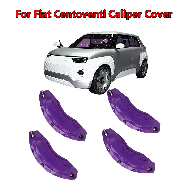 Cubiertas de pinza de freno de aluminio para Fiat Centoventi – delanteras y traseras