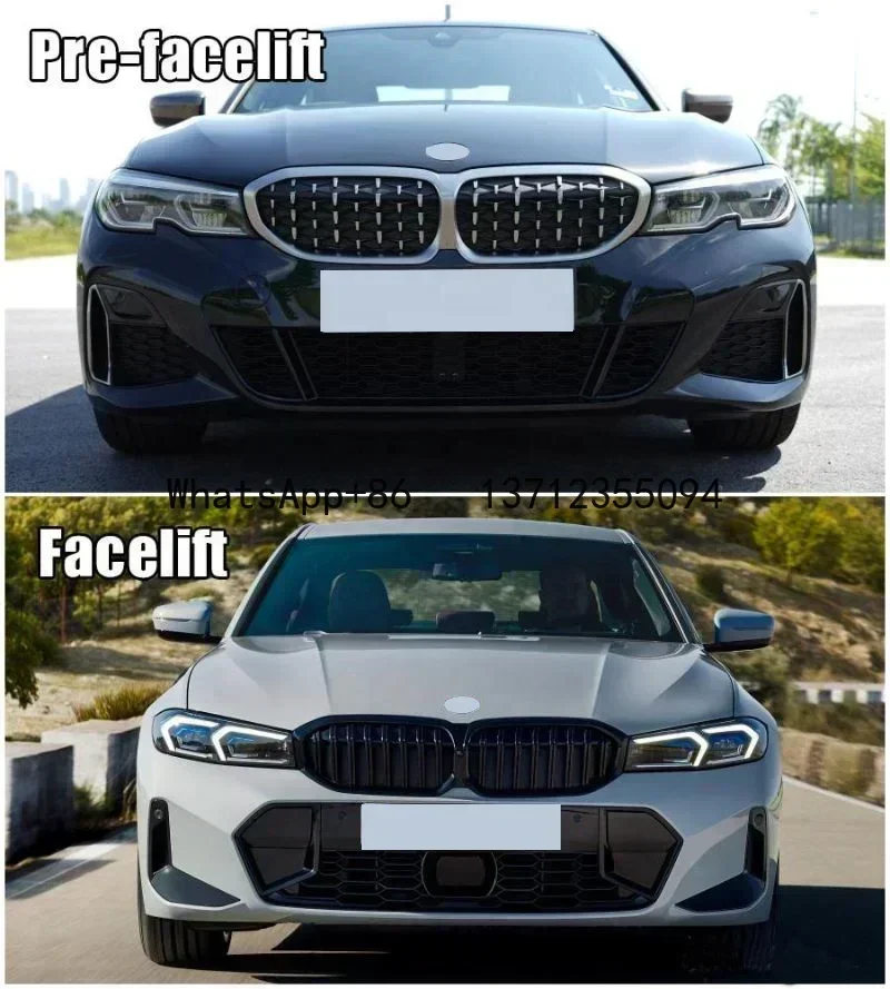 2019-2022Y 3 series G20 actualización a G20 LCI 2023 nuevos kits de carrocería estilo MT G20 facelift accesorios de coche parachoques de coche piezas de automóvil - imagen 2