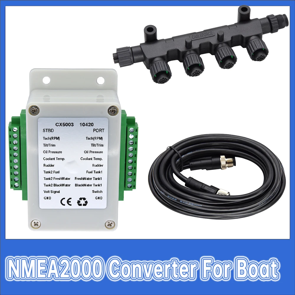 Convertidor multifunción NMEA 2000 0-190 Ohm para barco