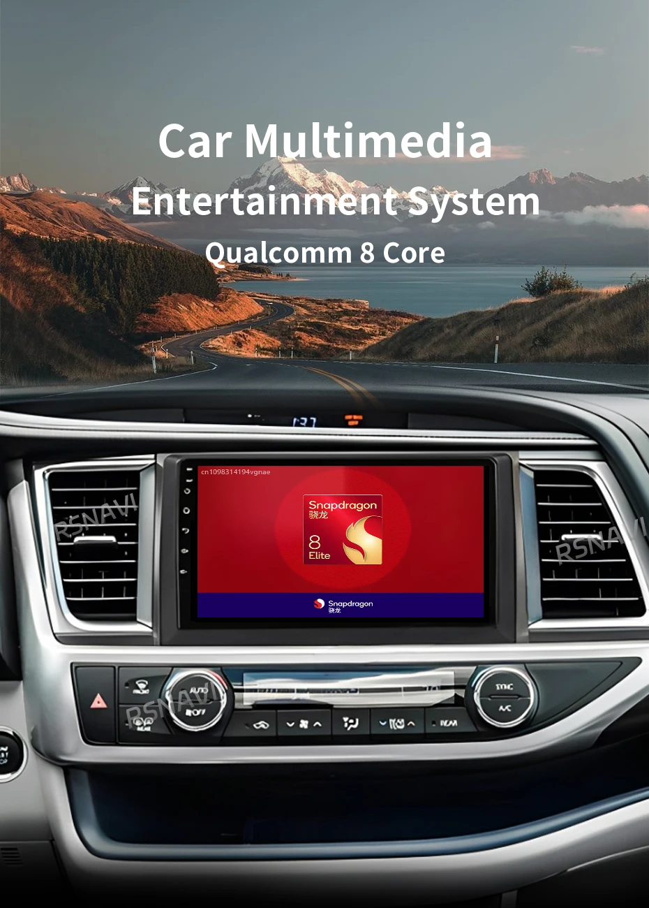 Pantalla multimedia Android para Toyota Highlander