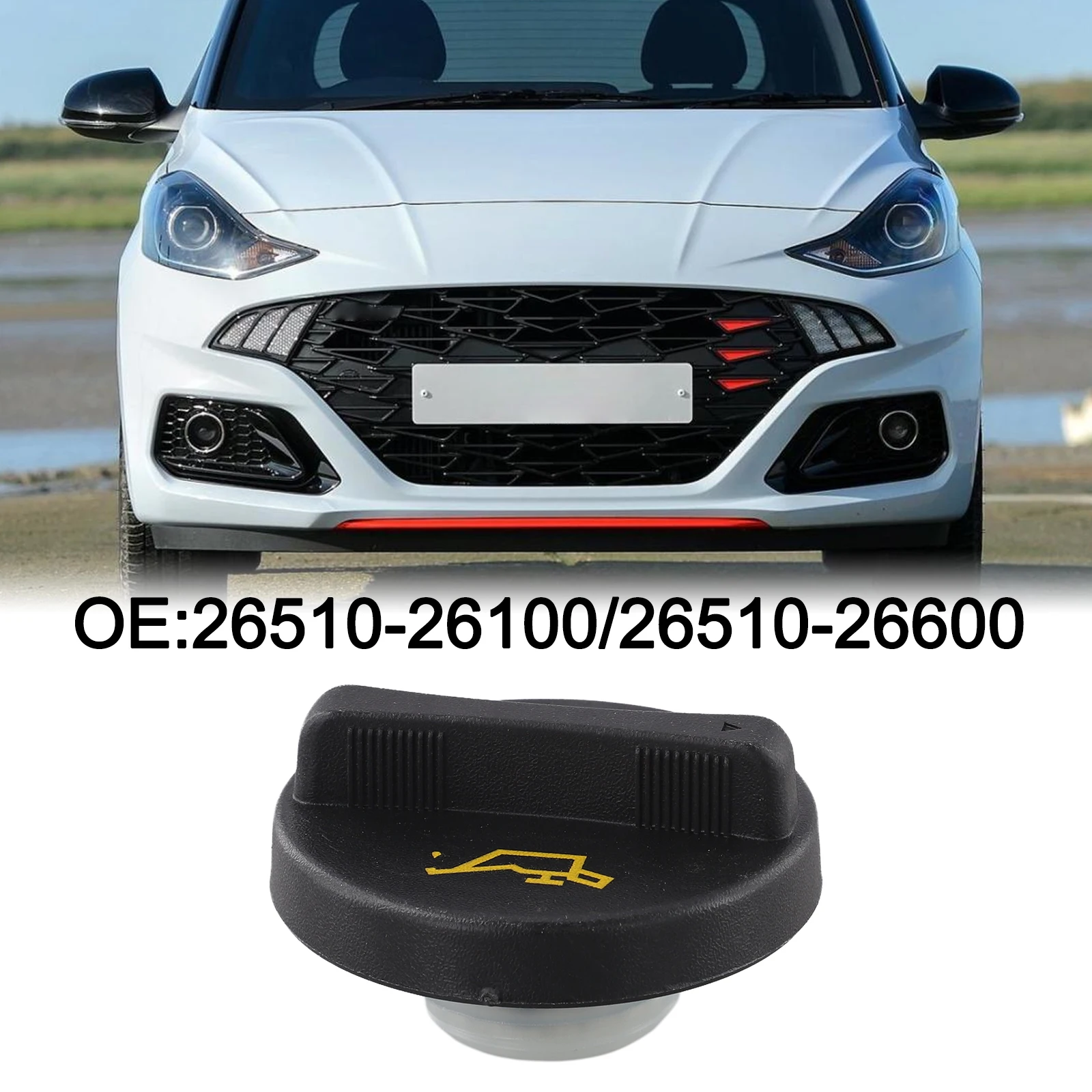 Tapa llenado aceite 26510-26600 Hyundai i10 i20 i30 ix35 Tucson - imagen 4