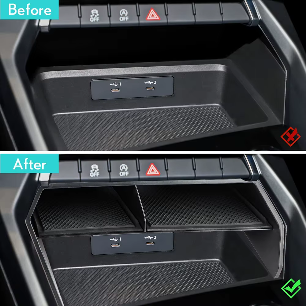 Organizador de consola central para Audi A3 8Y Sportback/Sedán - imagen 3