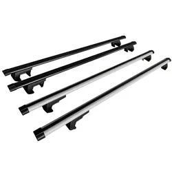 Barras de techo universales de aluminio con cerradura antirrobo