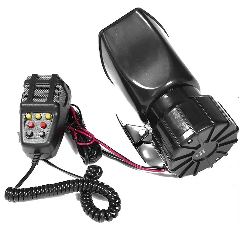 Sirena de emergencia 12V con micrófono y amplificador para coche - imagen 4