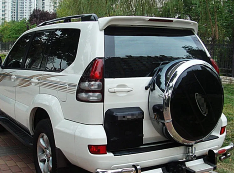 Vista frontal del alerón con luz LED