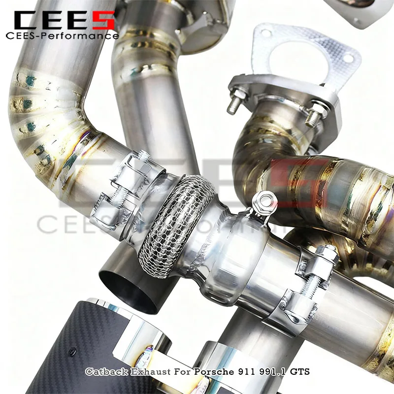 Escape valvetronic CEES para Porsche 911 (991.1) GTS 3.8 л - imagen 4