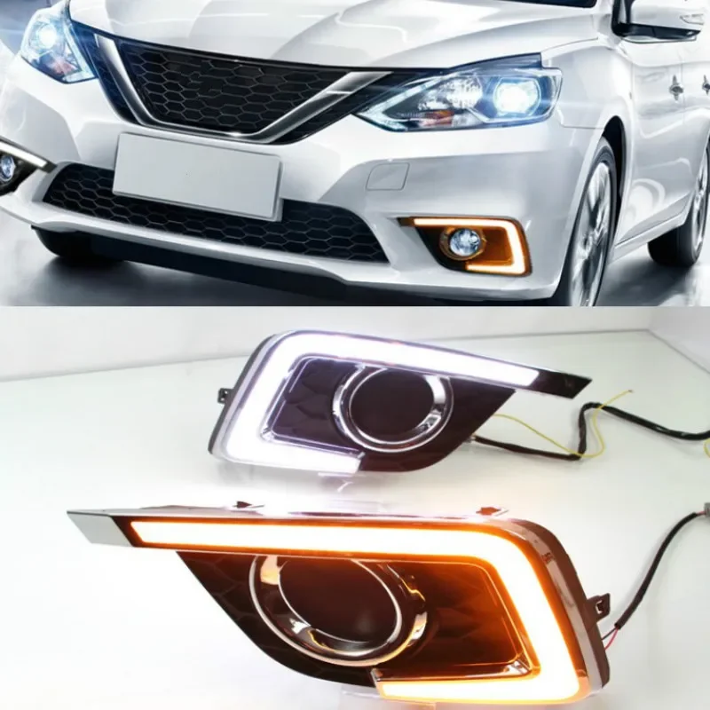 Faros LED antiniebla DRL para Nissan Sentra Sylphy 2016-2018 - imagen 2