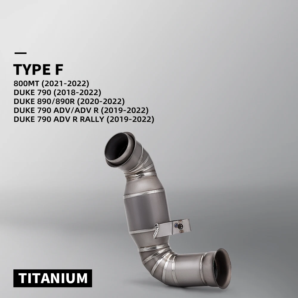 Tubo enlace escape KTM 790 Duke 890 Adventure R – recambio modificado