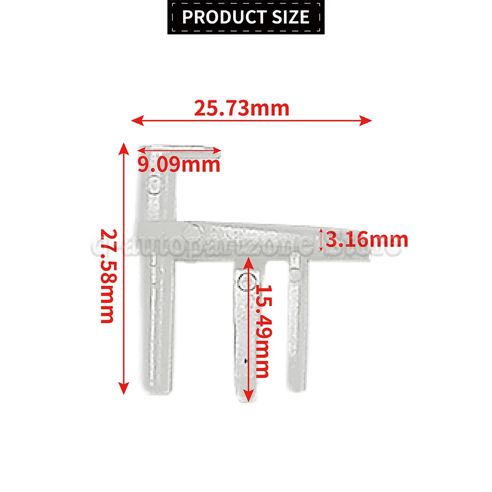 Clips terminales Dometic SP 042019 para ventana Z de autocaravana - imagen 2