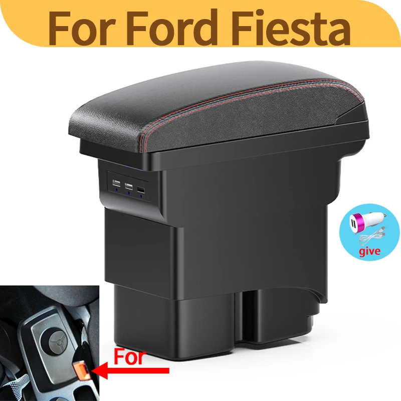 Reposabrazos consola central Ford Fiesta MK7 2009-2017