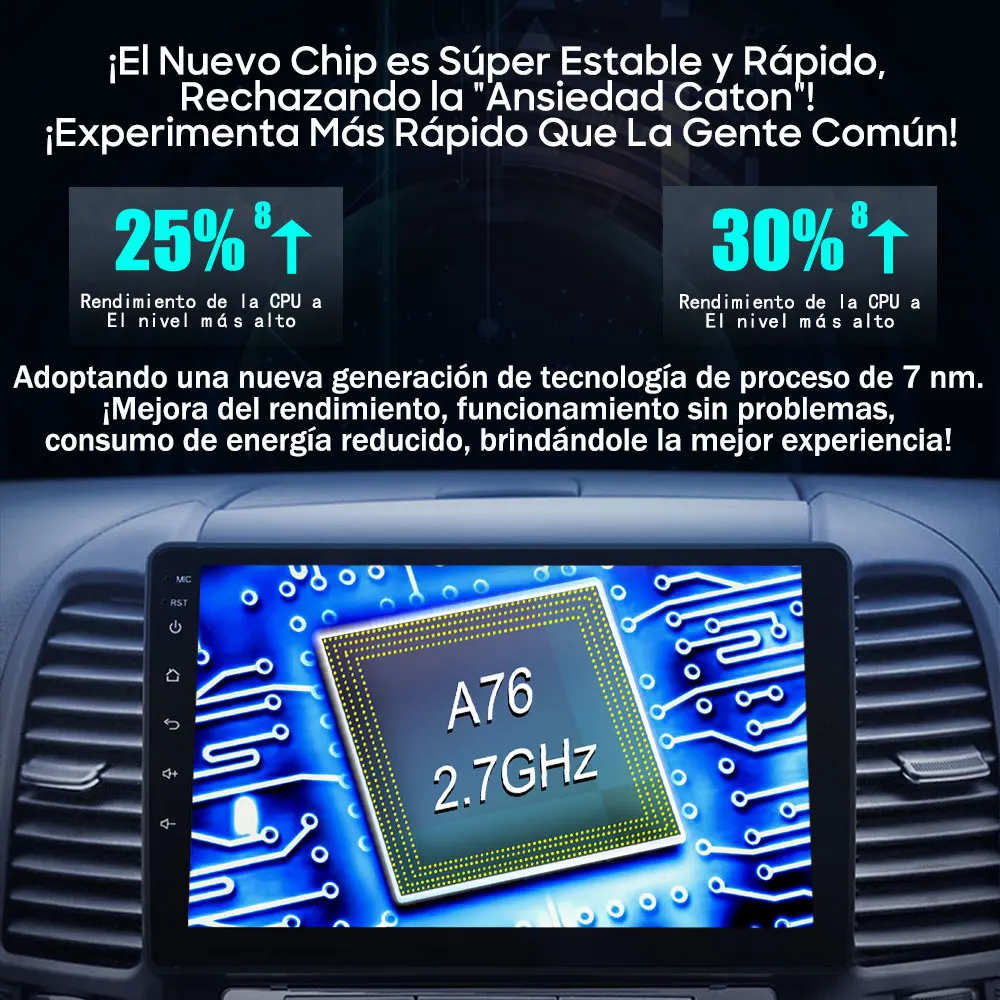 Radio GPS con CarPlay y Android Auto para Ford Kuga 2012-2019 - imagen 2