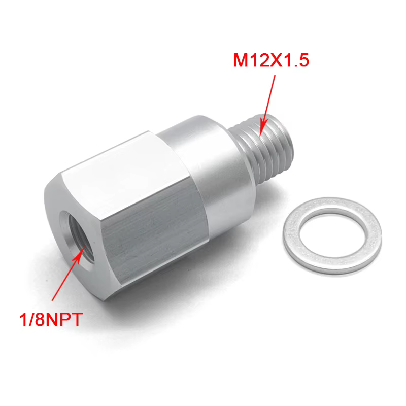 Adaptador sensor temperatura agua LS M12x1,5 a 3/8 NPT largo - imagen 5
