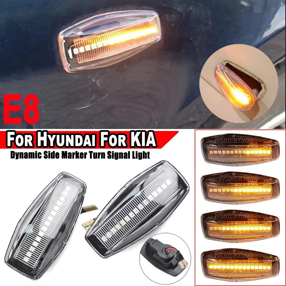 Intermitentes laterales LED dinámicos para Hyundai Tucson, Getz y Elantra - imagen 5