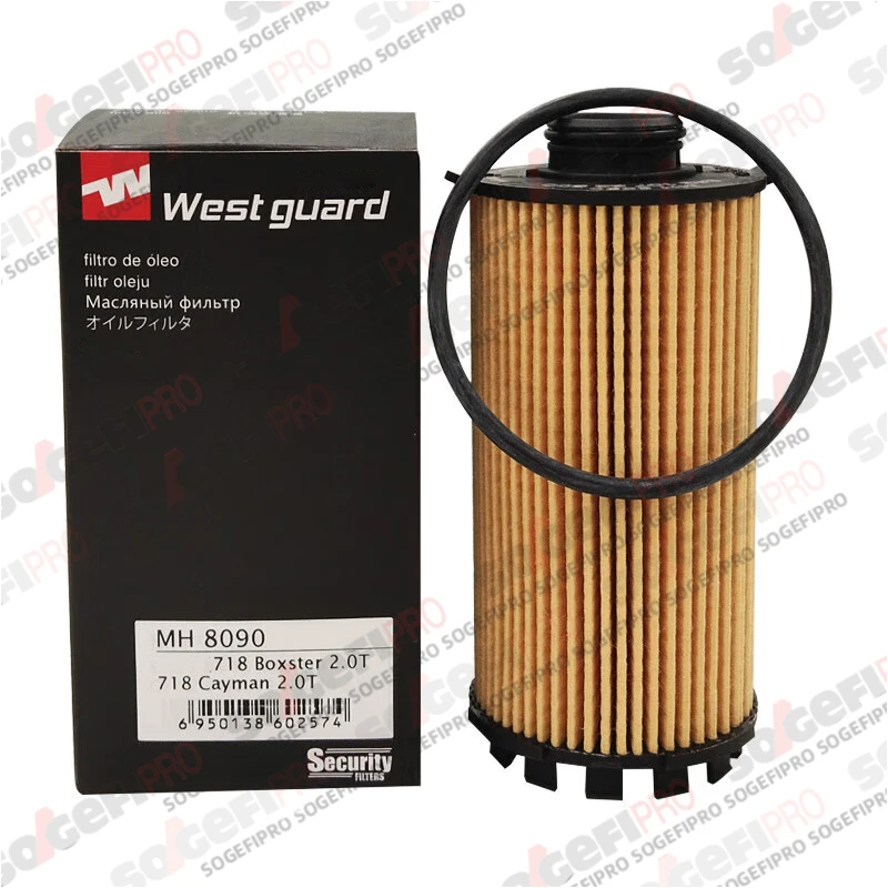 Filtro de aceite WESTGUARD MH8090 para Porsche 718 Boxster/Cayman - imagen 4
