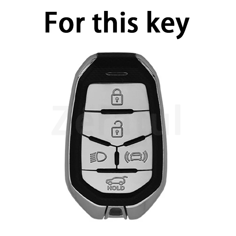 Funda TPU para llave SsangYong Rexton Y400 Y450 2021-2022 - imagen 2