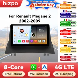 Hizpo Radio 8´ GPS, CarPlay y Android Auto– Renault Megane II 2002