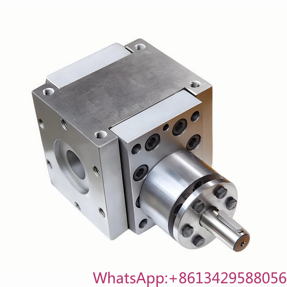 Bomba de fusión de pegamento termofusible Shanghai Jishen para bomba extrusora Bomba de engranajes de fusión para extrusora de plástico