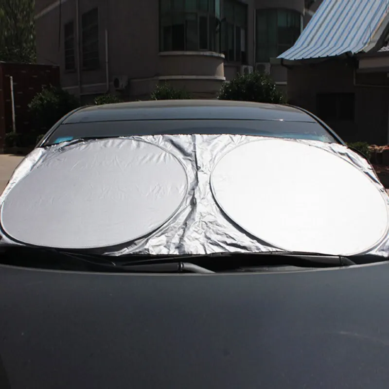 Parasol para coche con protección UV, parabrisas delantero y trasero - imagen 5