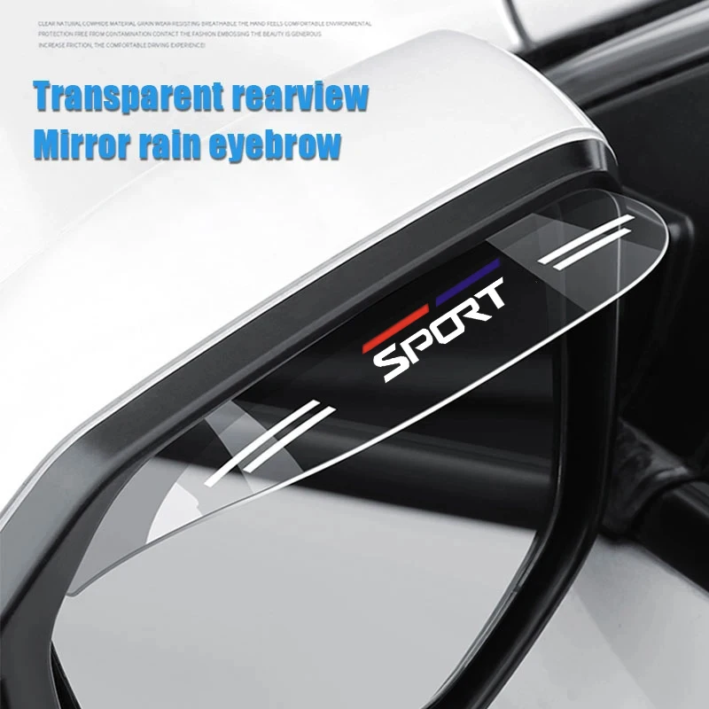 Visera antilluvia universal para espejo retrovisor de coche
