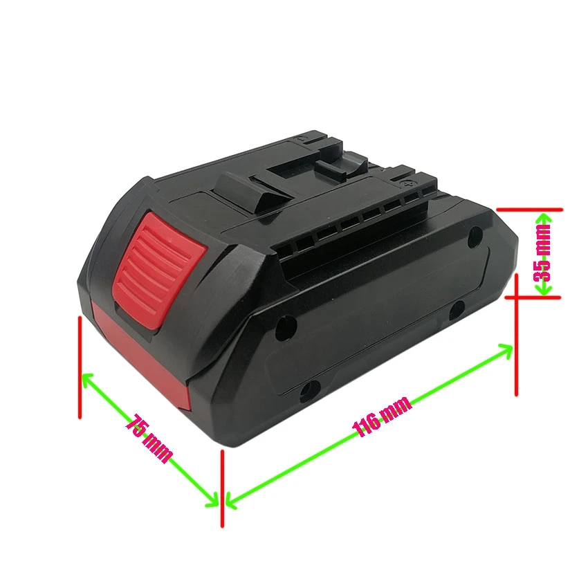 Carcasa batería Bosch 18V BAT618 para 5 celdas 2170 con PCB