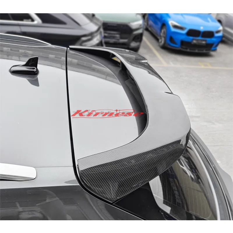 Alerón deportivo Audi Q3 fibra de carbono negro brillante trasero - imagen 4
