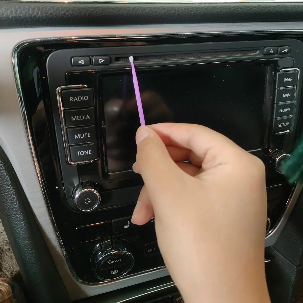 Herramienta de limpieza de detalles de interiores de coche, cepillo de salida de aire para limpiar huecos en espacios estrechos, fácil de usar, multifuncional, 100 Uds. - imagen 5