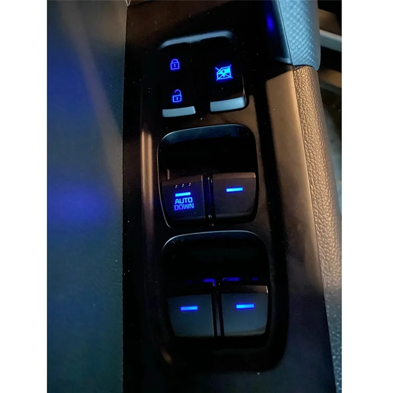 Interruptor elevalunas Hyundai Creta IX25 2014-2019 retroiluminado OEM - imagen 4