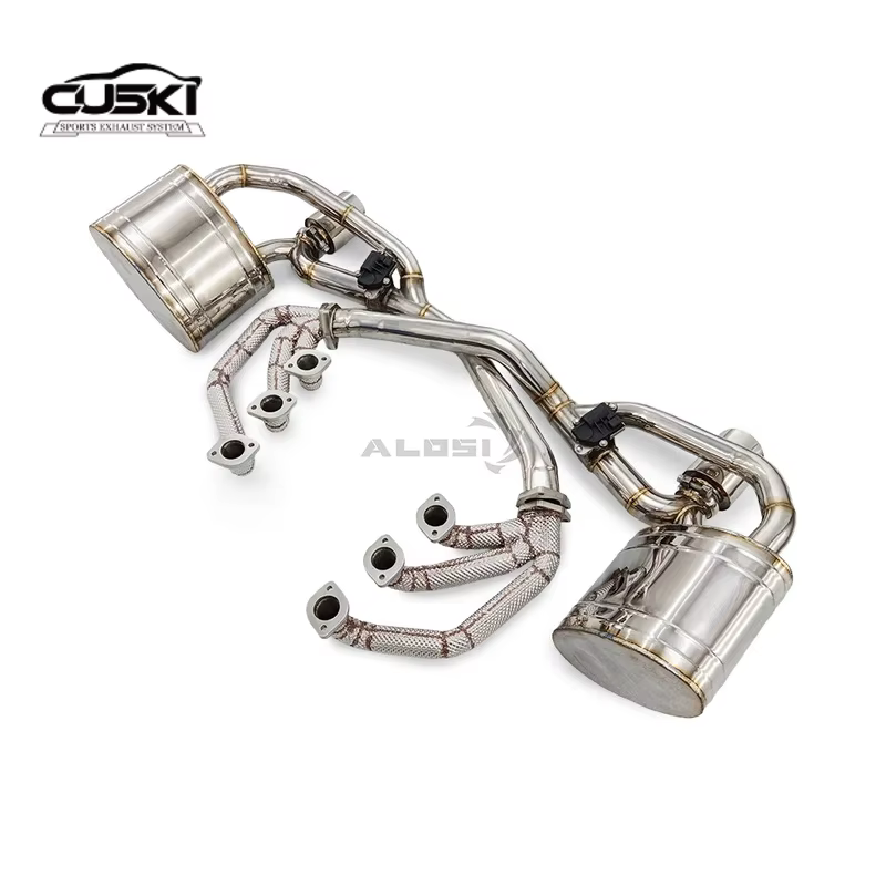 Escape trasero y colector inox para Porsche 911 993 3.6 - imagen 4