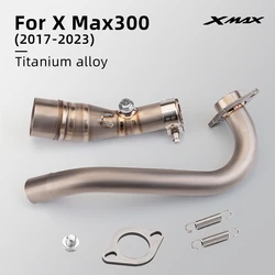 Codo de titanio silenciador escape Yamaha XMAX 300 (2017-2023)