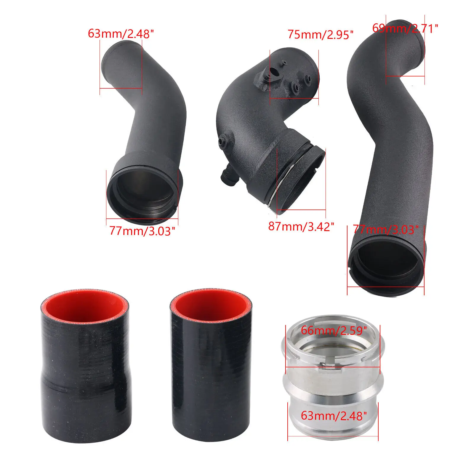 Tubo admisión turbo BMW F30/F31 N20/N26 320i 328i 125i - imagen 4