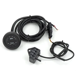 Manómetro de turbo y vacío Serie S 52 mm con LED rojo