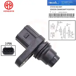 37510-5A2-A01 Sensor de posición del cigüeñal para Acura NSX 2017-2019 2.4l Honda CR-V 2015-2019 2.4l 5S13536 CSS1969 375105 A2A01