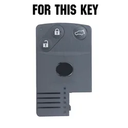 AX Funda silicona para llave 3 botones – Mazda CX7 CX9 MX5 RX8