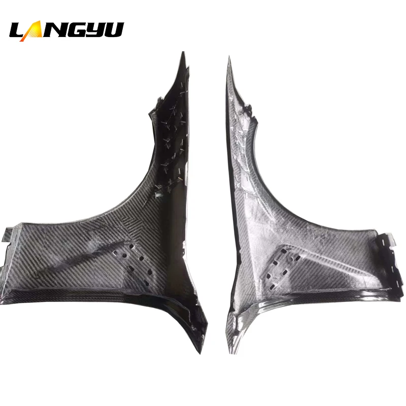 Guardabarros de fibra de carbono 3K sarga seca G82 BMW M4 superligeros - imagen 5