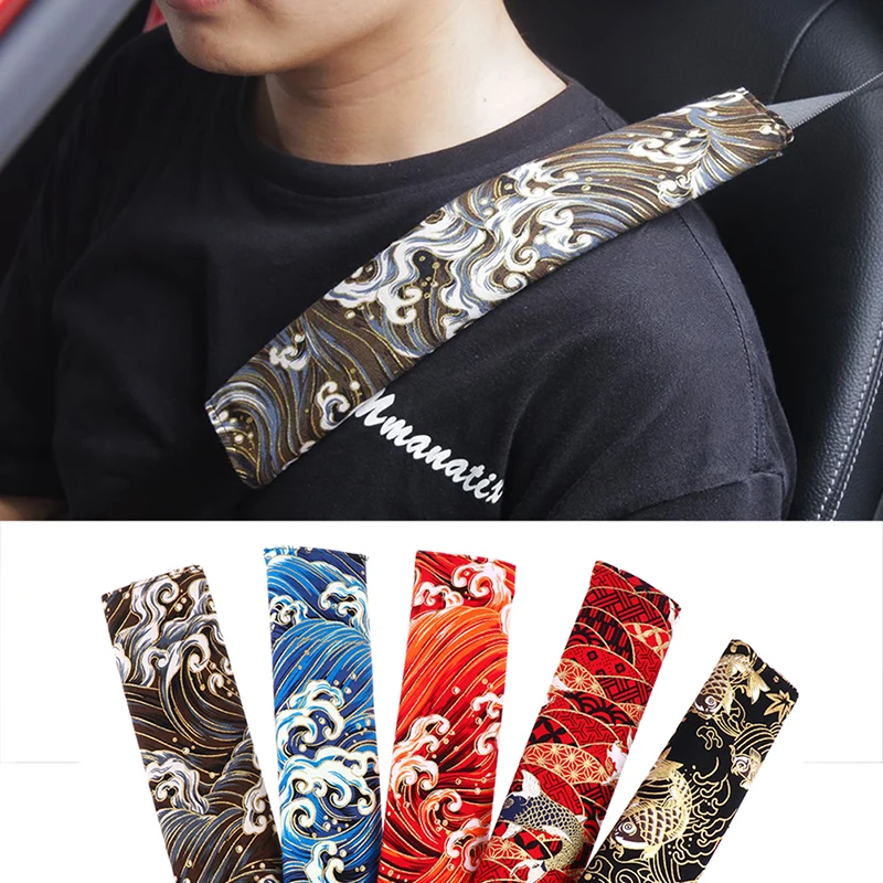 Fundas de algodón para cinturón de seguridad, estilo JDM - imagen 3