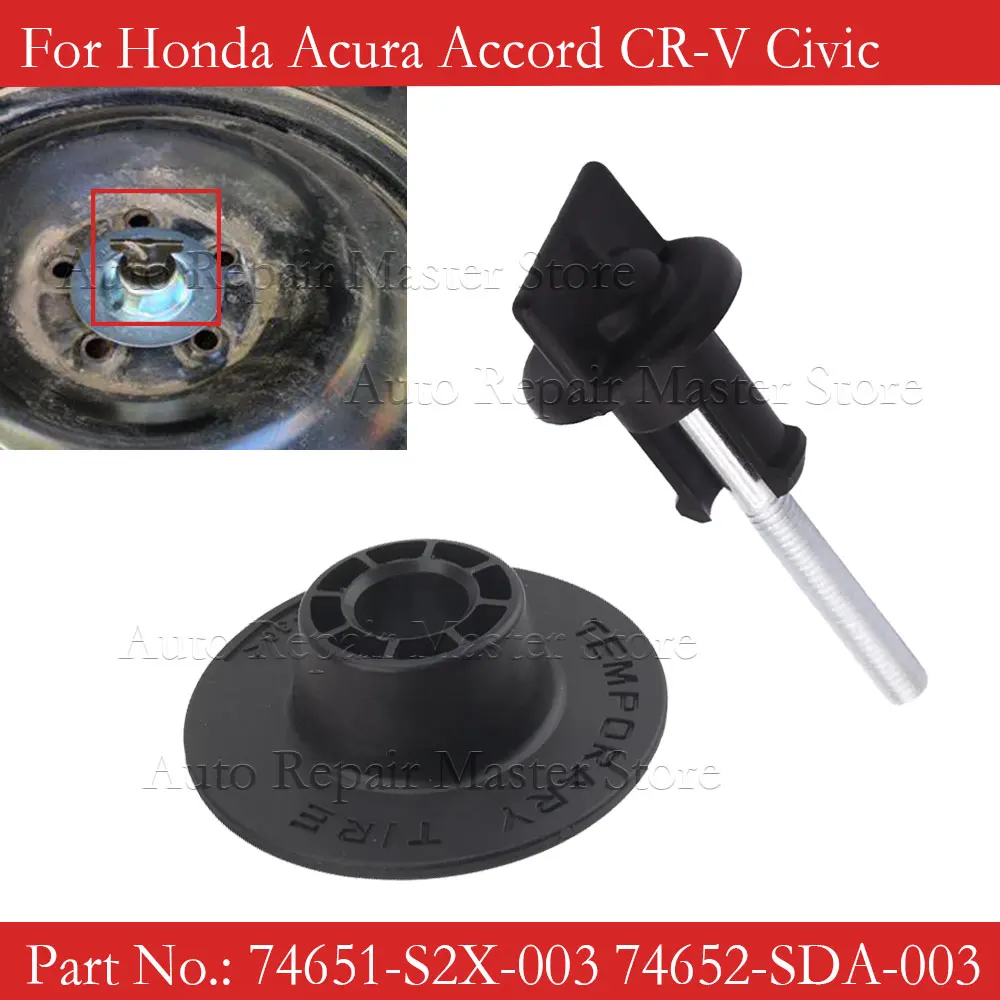 Tornillo montaje rueda repuesto Honda Civic CR-V Acura 2003-2021 - imagen 2
