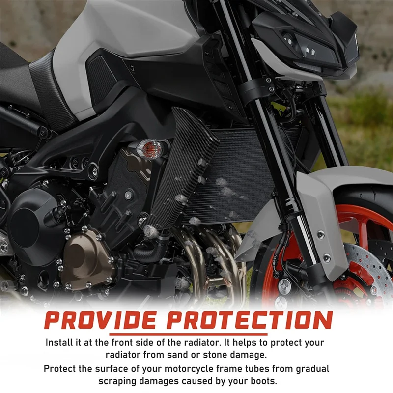 Carenado lateral Yamaha MT-09 2017-2020 – Cubierta protectora radiador - imagen 4