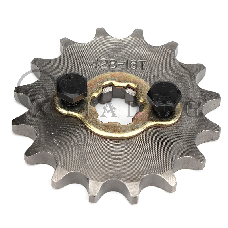 Piñón cadena 428 10T-19T 17mm para KAYO BSE SSR SDG pit bike ATV quad - imagen 5