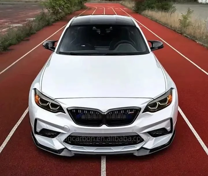 Labio delantero de fibra de carbono estilo CS BMW M2C 2019-20 - imagen 5