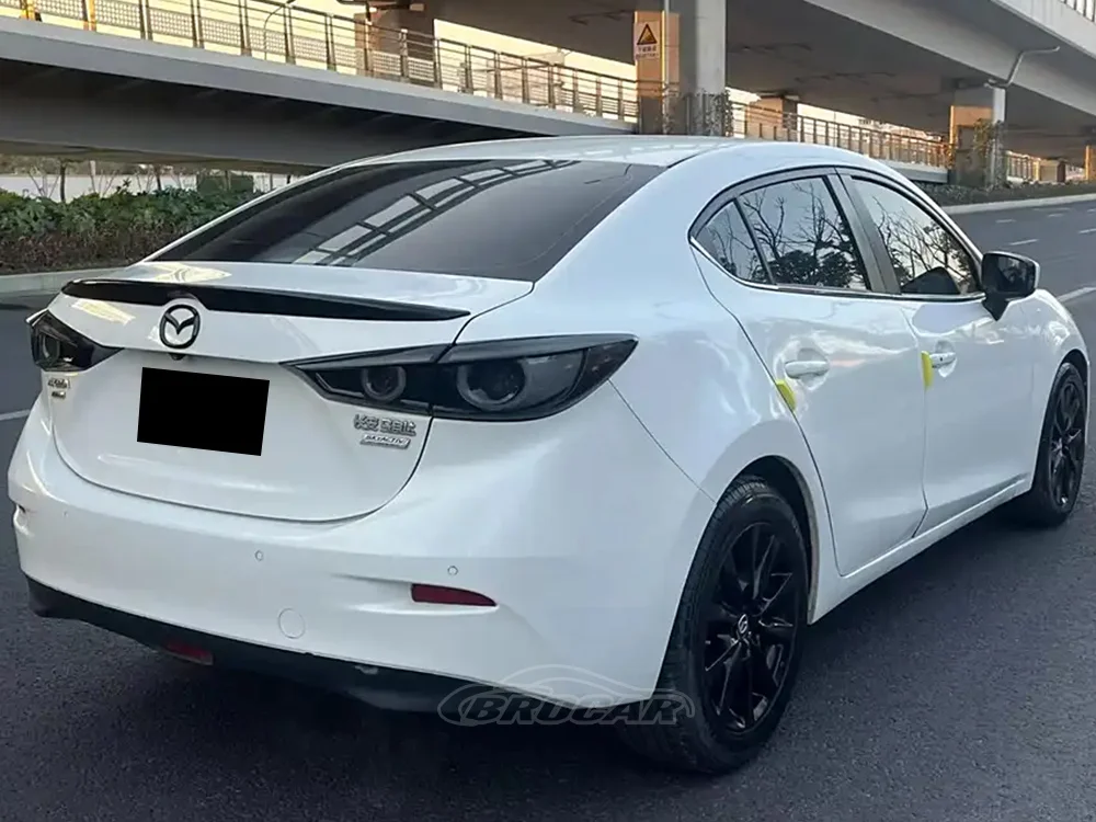 Alerón de maletero ABS negro brillante para Mazda 3 2014-2019
