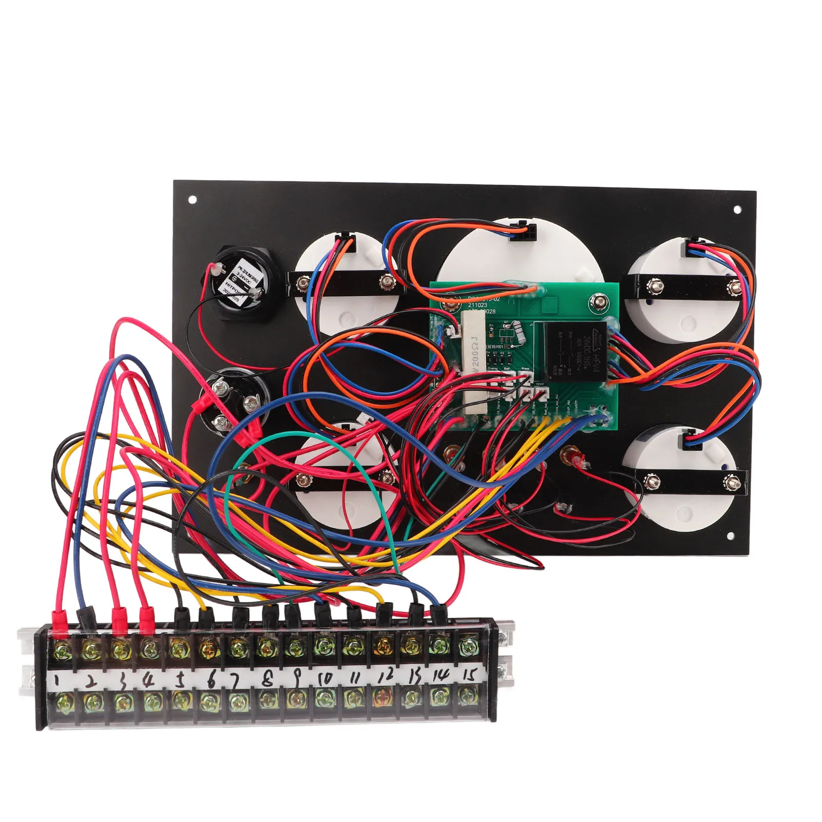 Panel instrumentos para barco con voltímetro y presión combustible - imagen 3