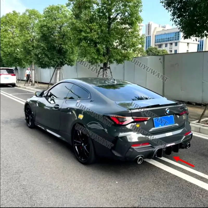 Alerón fibra carbono + difusor trasero BMW Serie 4 G22 G23 - imagen 3